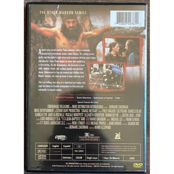Savage Messiah - DVD - OOP - HTF - True story - Picture 2 of 4